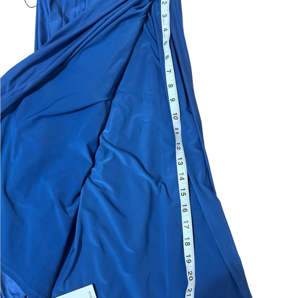 Abercrombie & Fitch Vibrant Blue One-Shoulder Dress - Picture 3 of 9